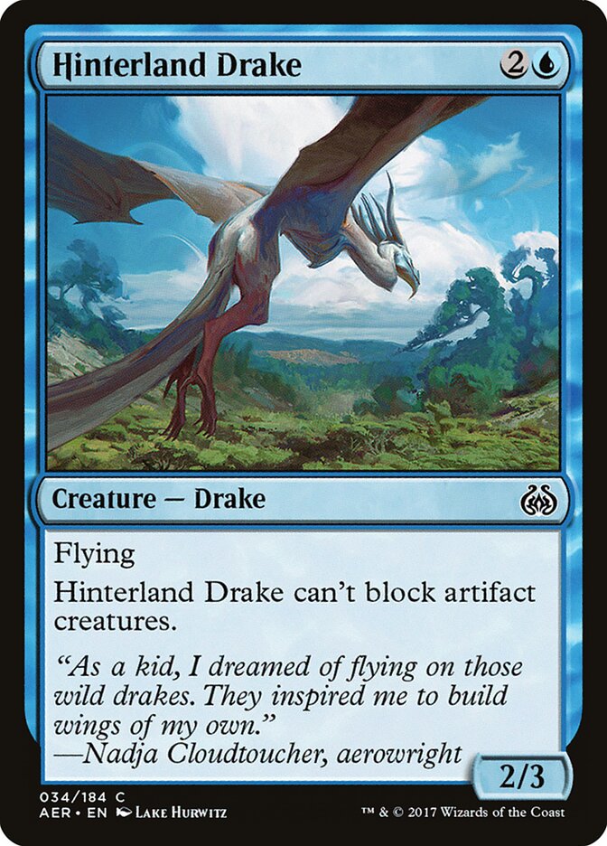 Hinterland Drake - carta Magic The Gathering