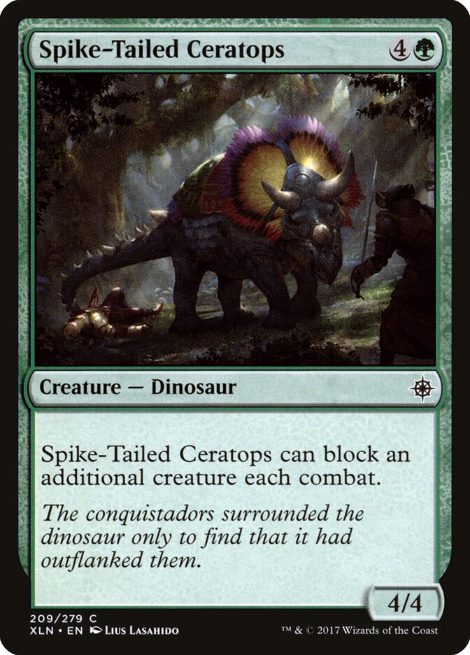 Spike-Tailed Ceratops - carta Magic The Gathering