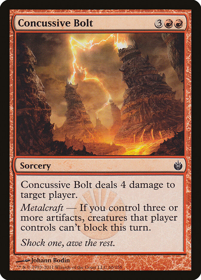 Concussive Bolt - carta Magic The Gathering