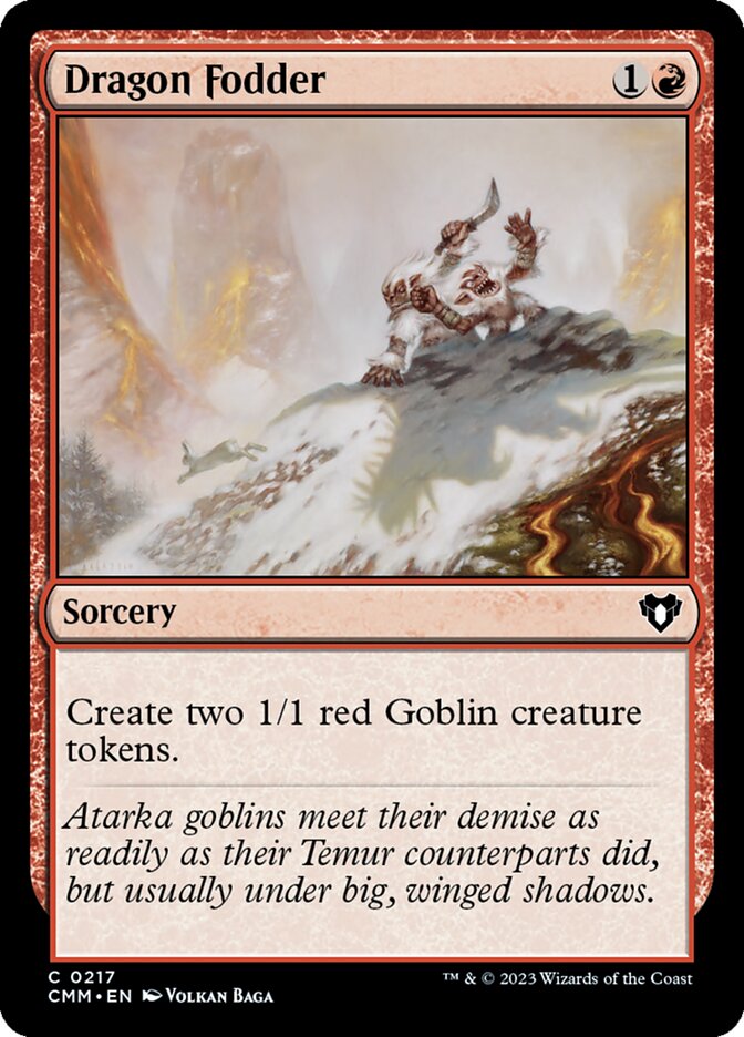 Dragon Fodder - carta Magic The Gathering