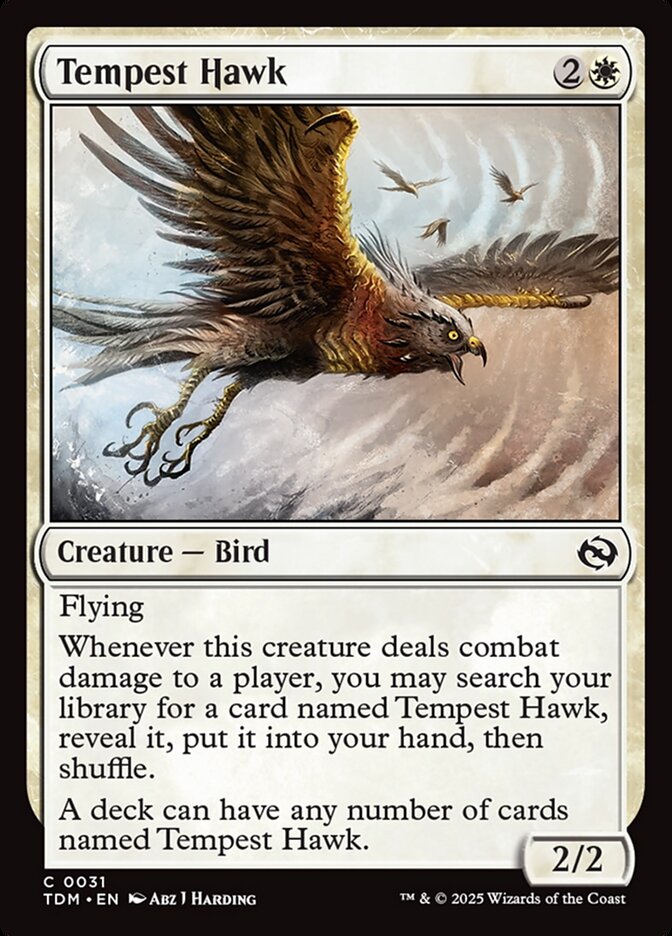 Tempest Hawk - carta Magic The Gathering