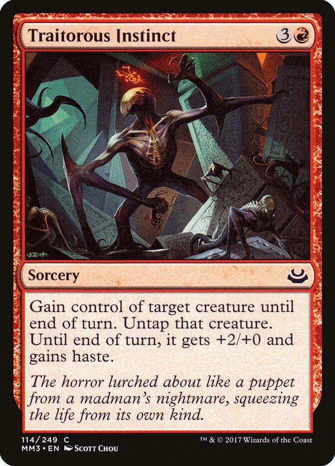 Traitorous Instinct - carta Magic The Gathering