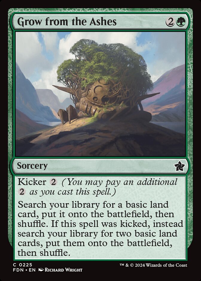 Grow from the Ashes - carta Magic The Gathering