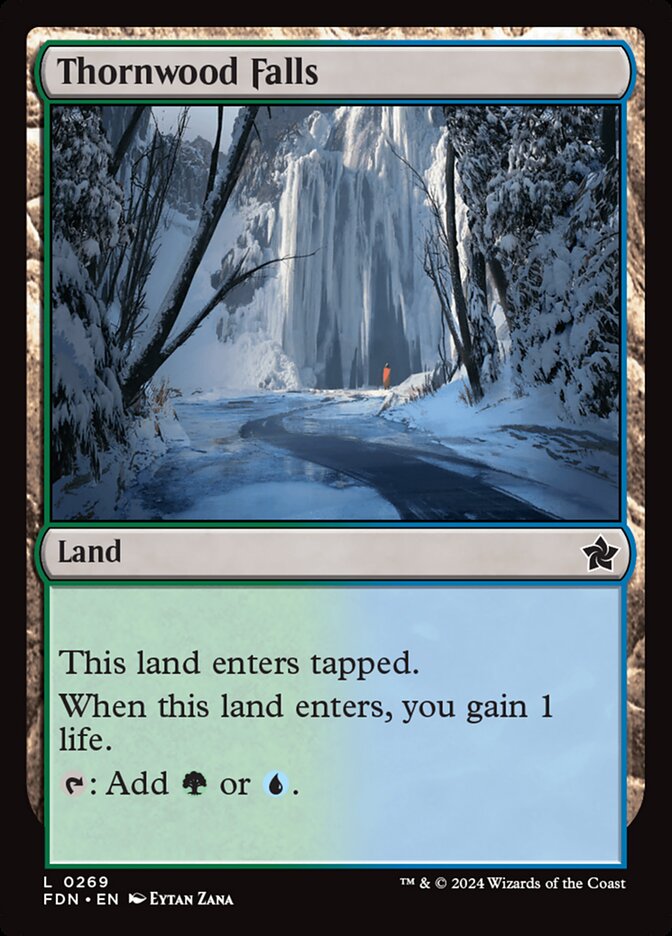 Thornwood Falls - carta Magic The Gathering