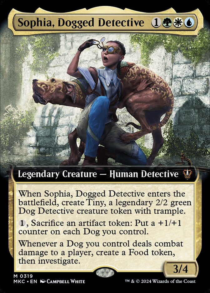 Sophia, Dogged Detective - MKC-319-F-EA-LDG