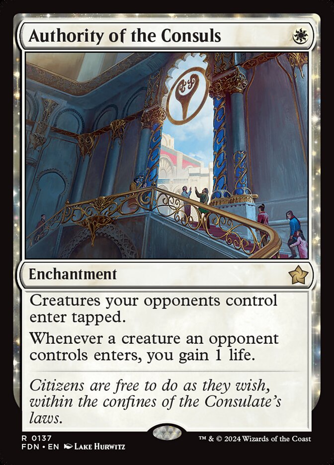 Authority of the Consuls - carta Magic The Gathering