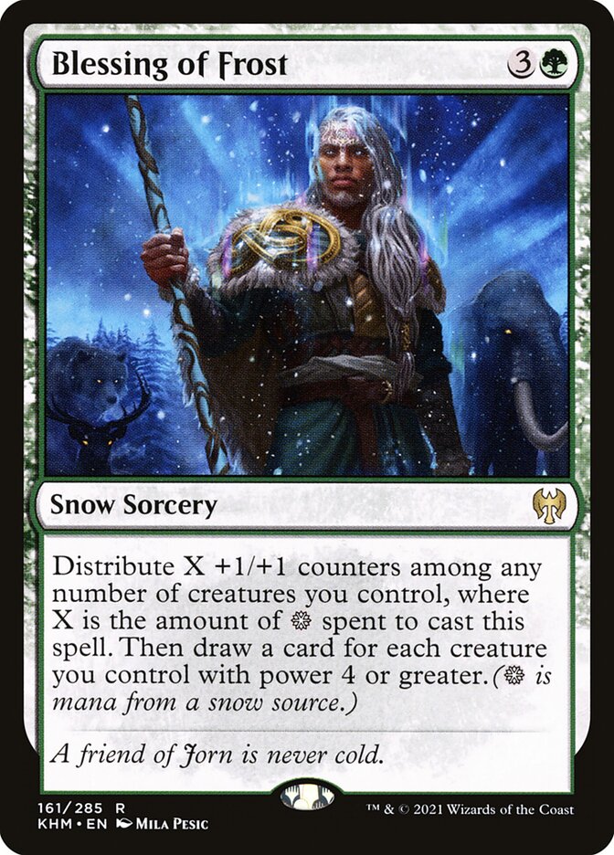 Blessing of Frost - carta Magic The Gathering