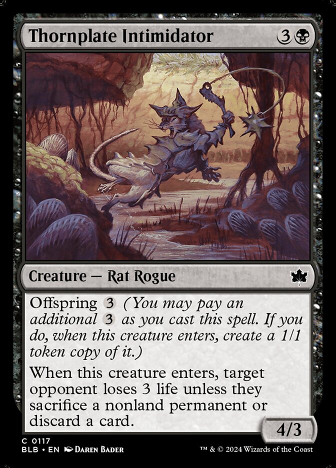 Thornplate Intimidator - carta Magic The Gathering