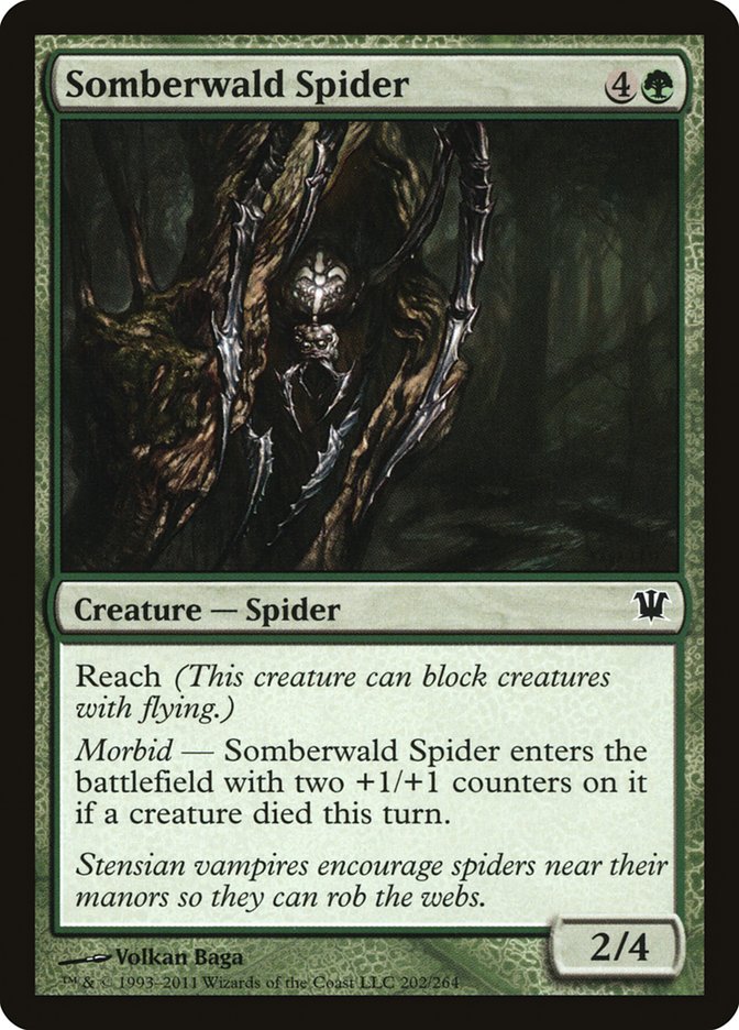 Somberwald Spider - carta Magic The Gathering