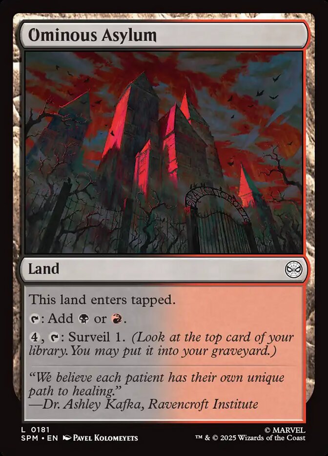Ominous Asylum - carta Magic The Gathering