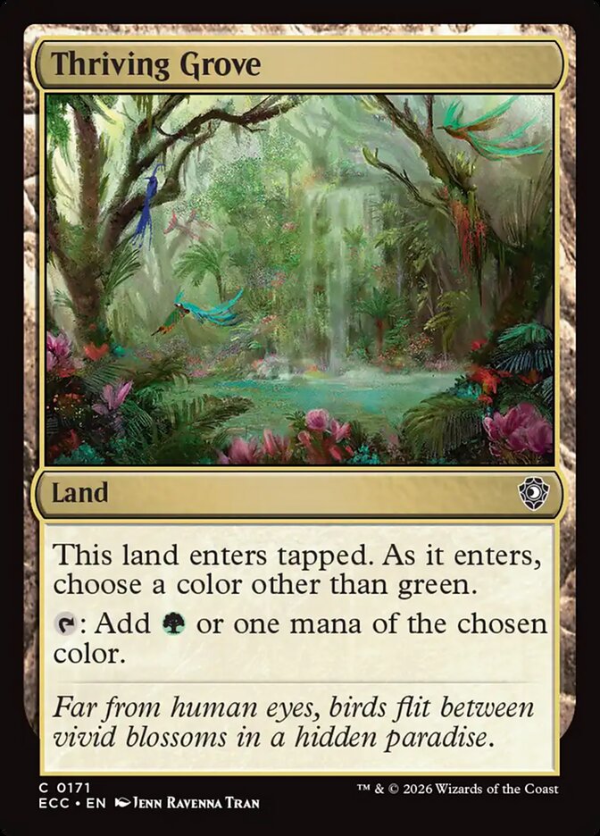 Thriving Grove - carta Magic The Gathering