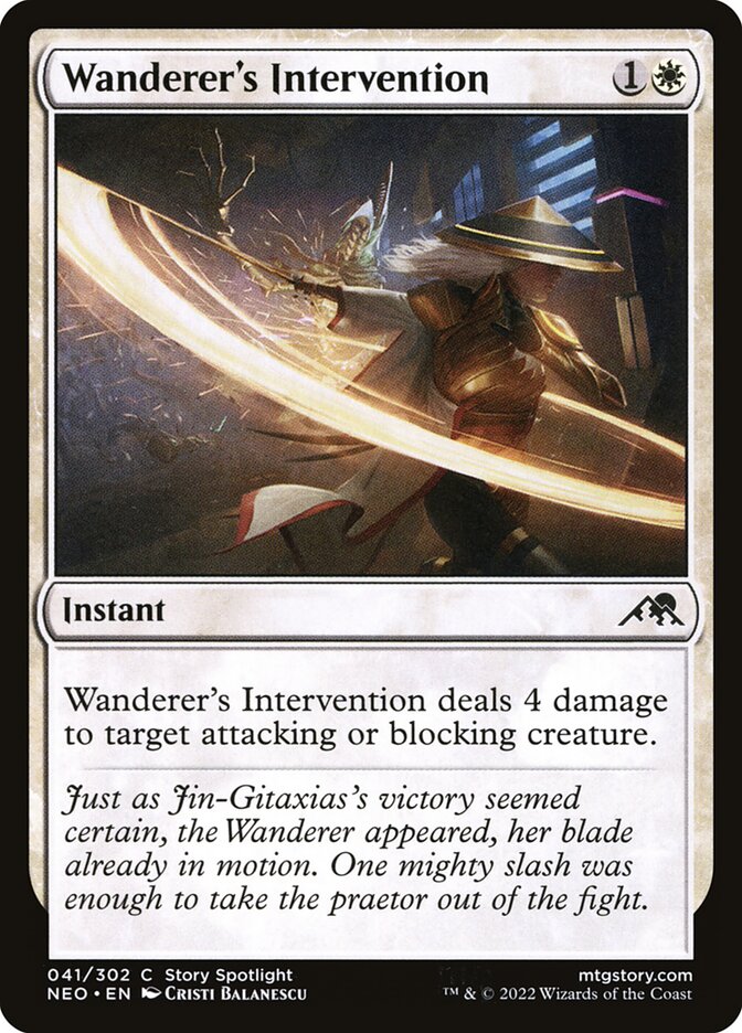 Wanderer's Intervention - carta Magic The Gathering