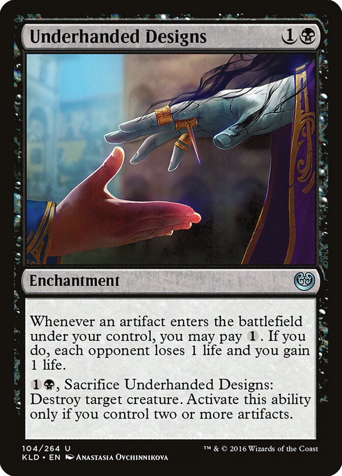 Underhanded Designs - carta Magic The Gathering