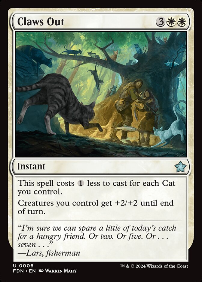 Claws Out - carta Magic The Gathering