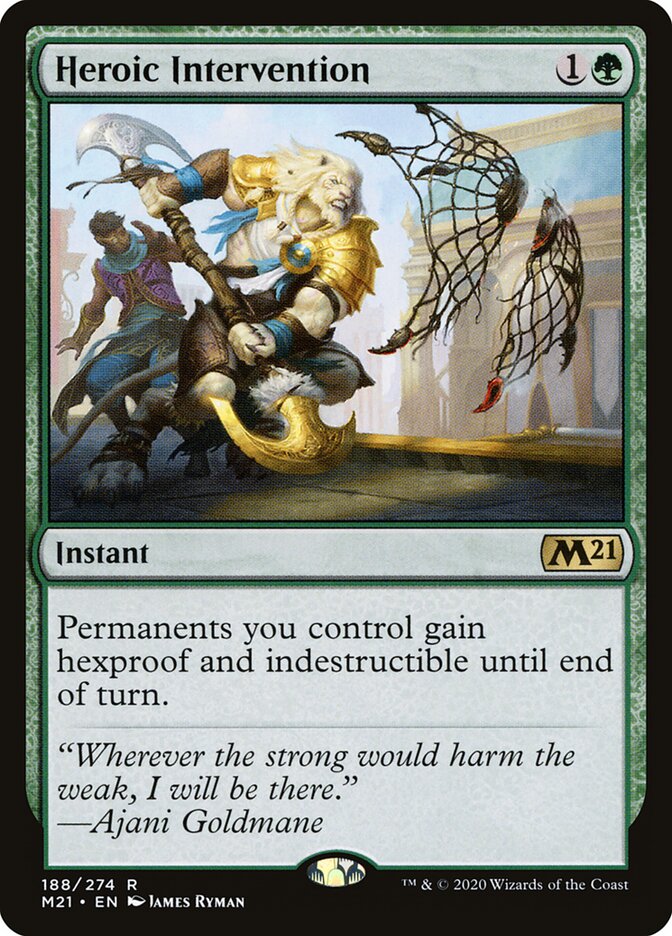 Heroic Intervention - carta Magic The Gathering