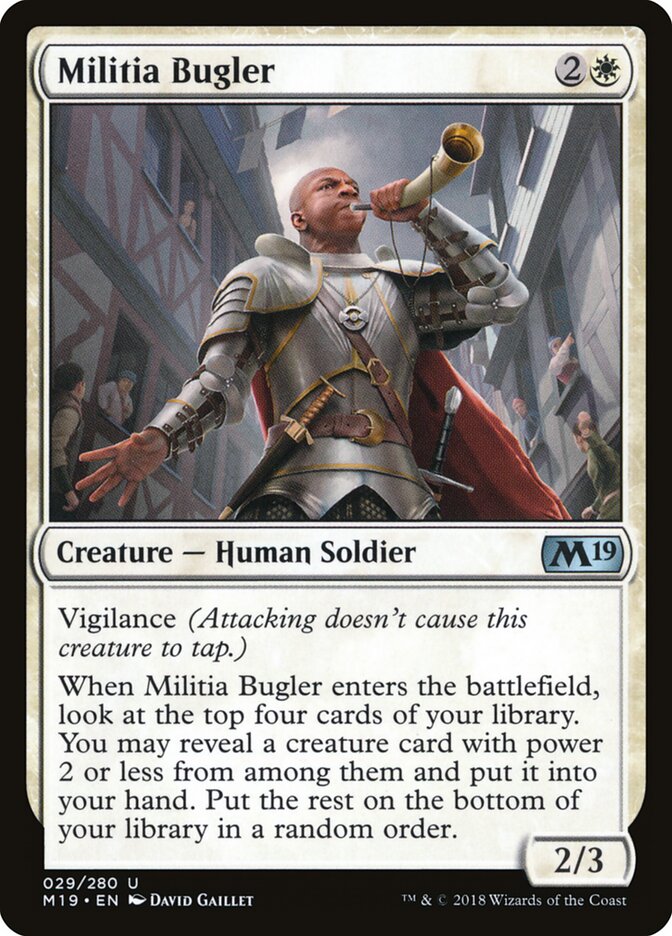 Militia Bugler - carta Magic The Gathering