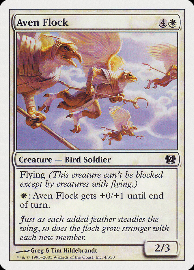 Aven Flock - carta Magic The Gathering