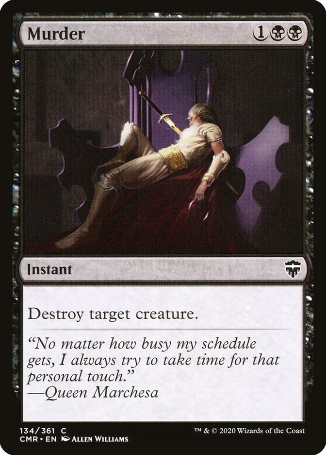 Murder - carta Magic The Gathering