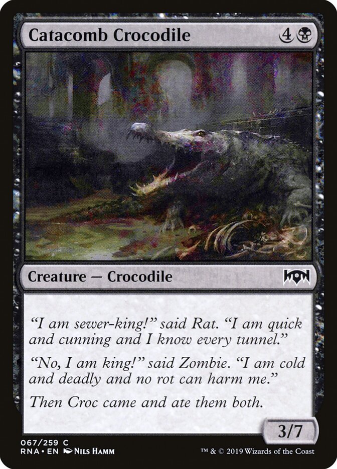 Catacomb Crocodile - carta Magic The Gathering