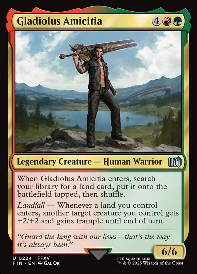 Gladiolus Amicitia - carta Magic The Gathering