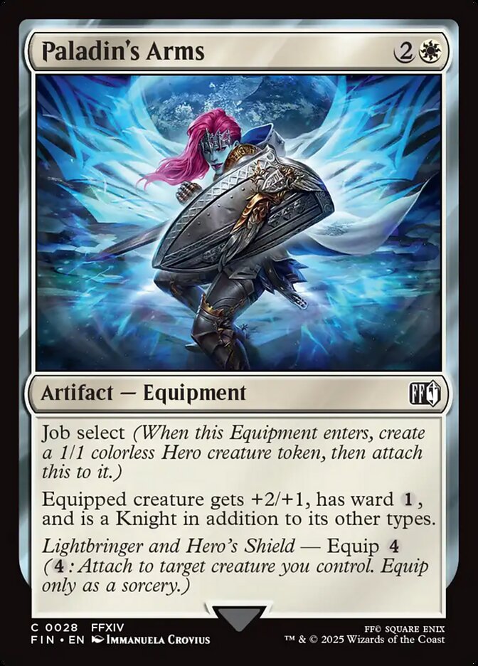 Paladin's Arms - carta Magic The Gathering