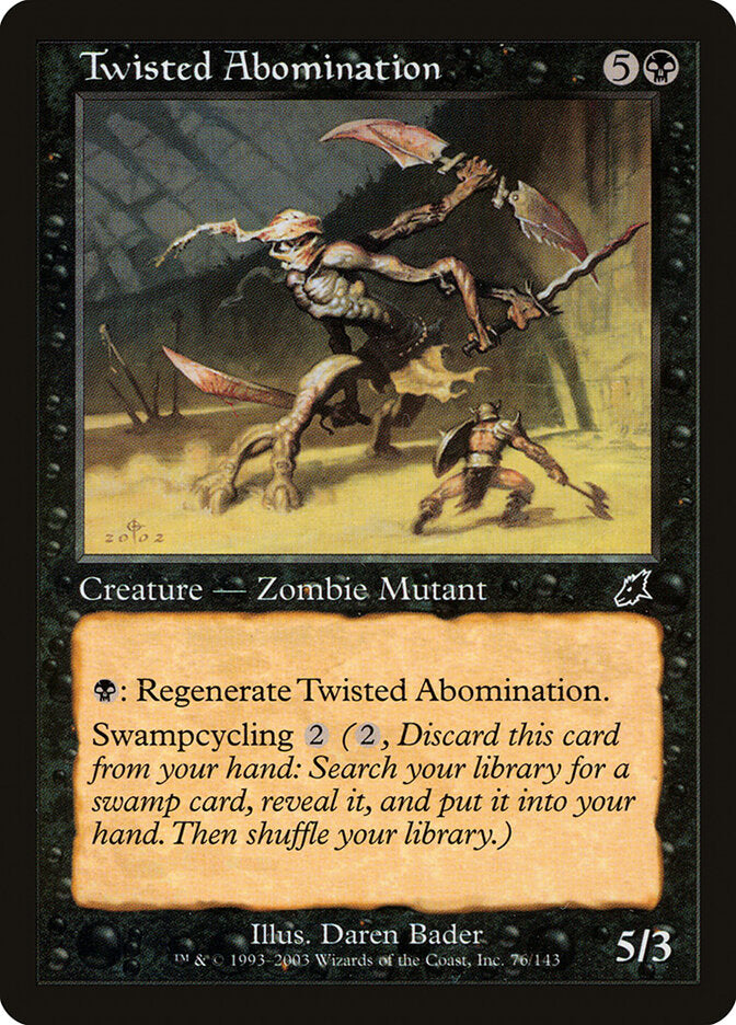 Twisted Abomination - carta Magic The Gathering