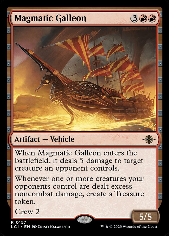 Magmatic Galleon - carta Magic The Gathering