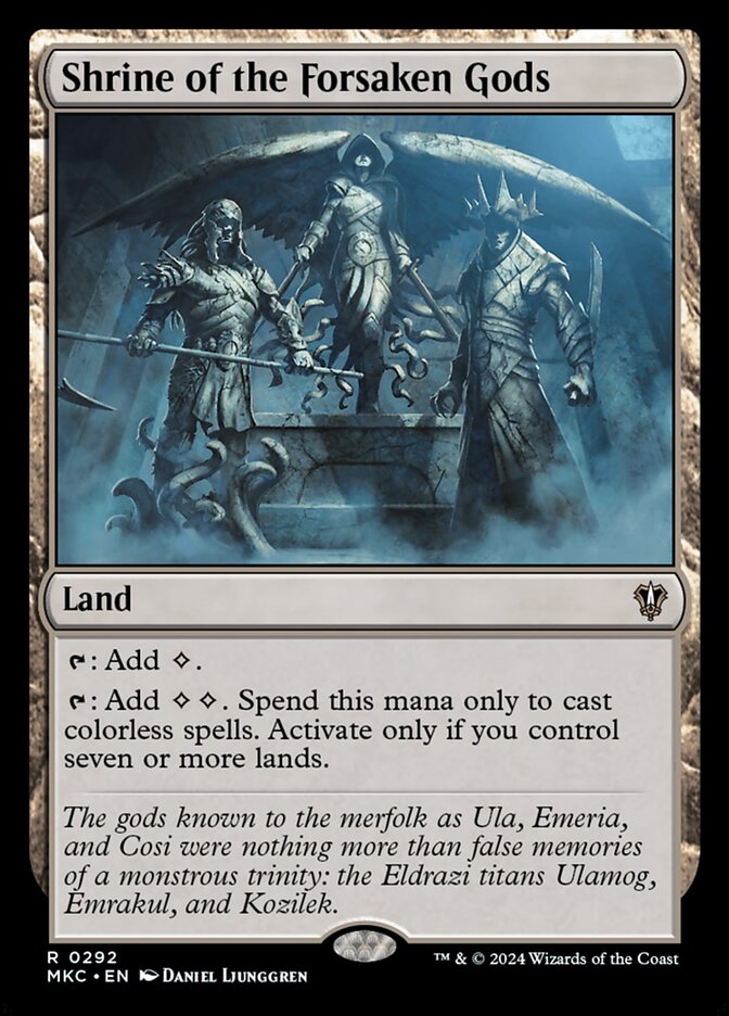 Shrine of the Forsaken Gods - carta Magic The Gathering