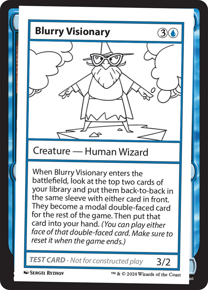 Blurry Visionary - carta Magic The Gathering