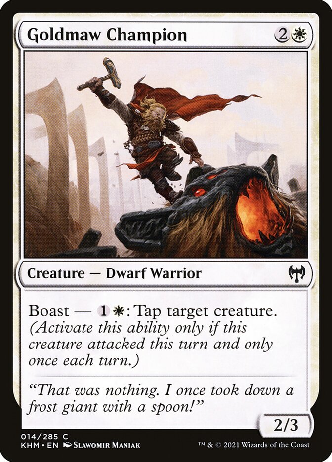 Goldmaw Champion - KHM-014-NF-STD