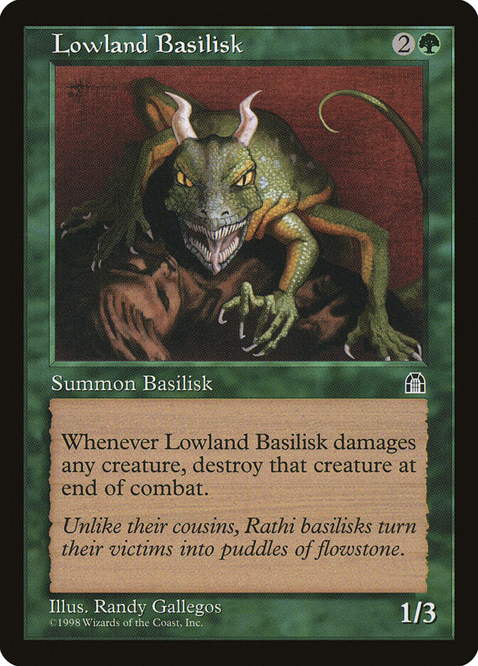 Lowland Basilisk - carta Magic The Gathering