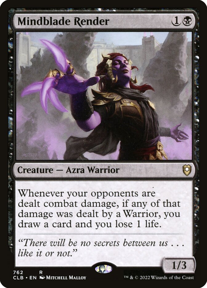 Mindblade Render - carta Magic The Gathering