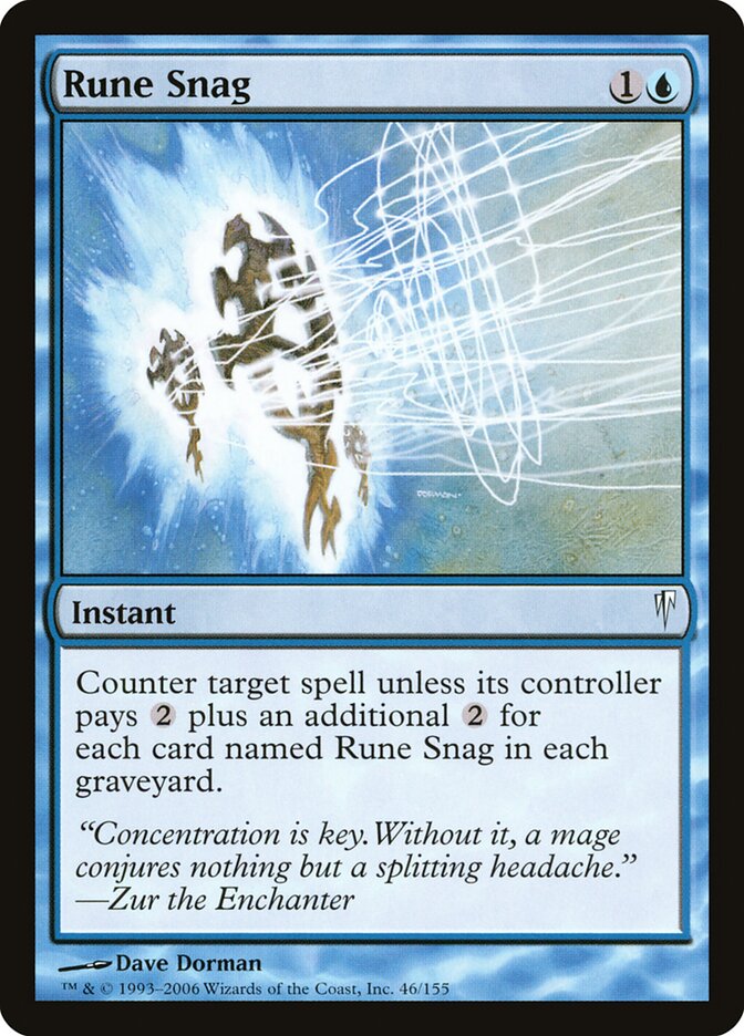 Rune Snag - carta Magic The Gathering