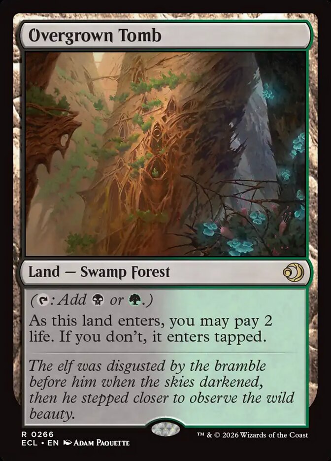 Overgrown Tomb - carta Magic The Gathering