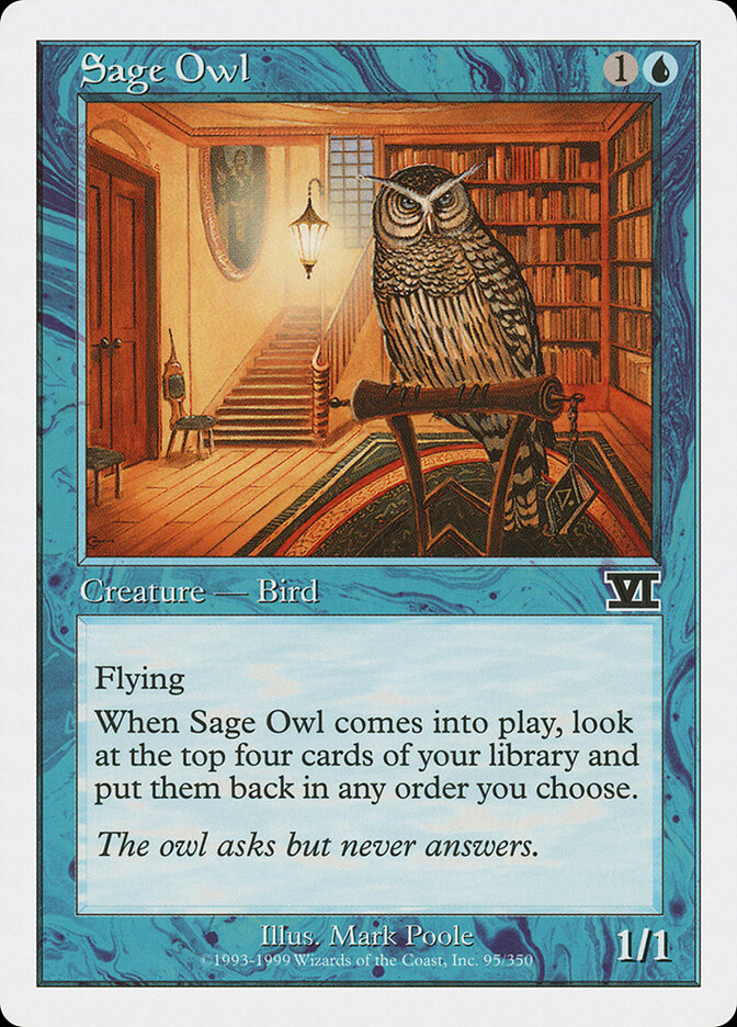 Sage Owl - carta Magic The Gathering