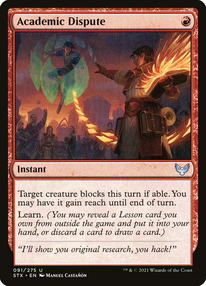 Academic Dispute - carta Magic The Gathering