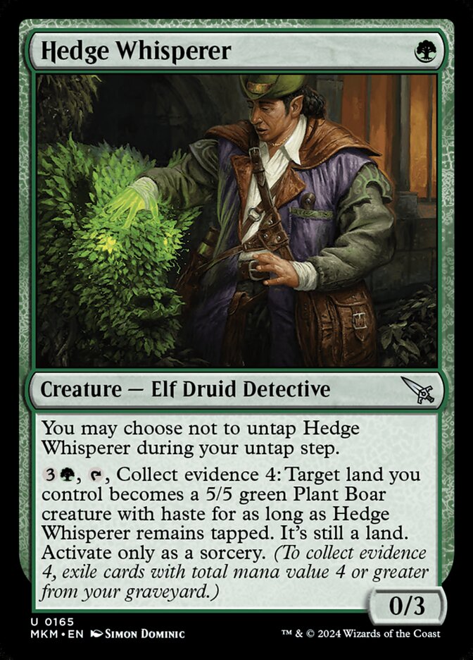 Hedge Whisperer - carta Magic The Gathering