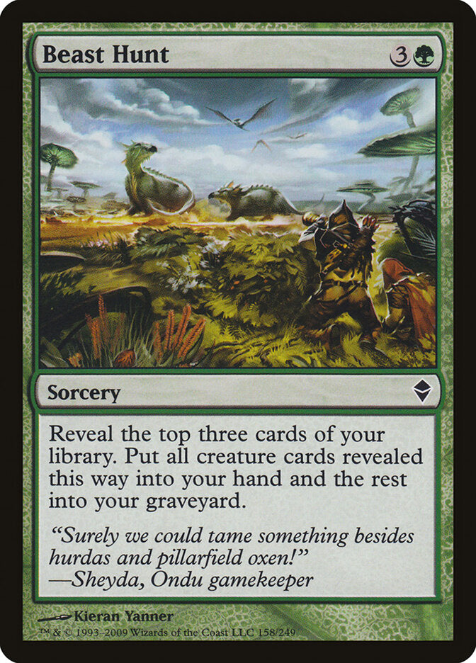 Beast Hunt - carta Magic The Gathering