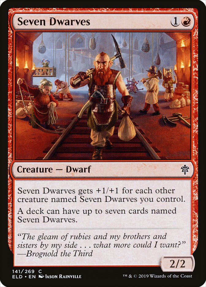 Seven Dwarves - carta Magic The Gathering