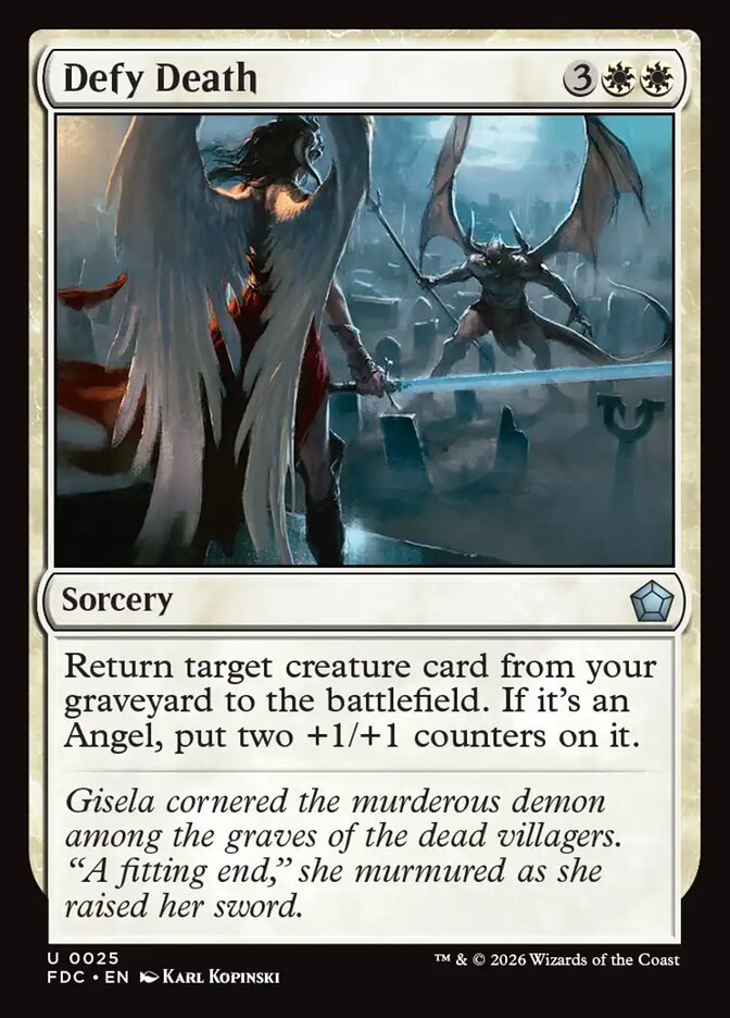Defy Death - carta Magic The Gathering