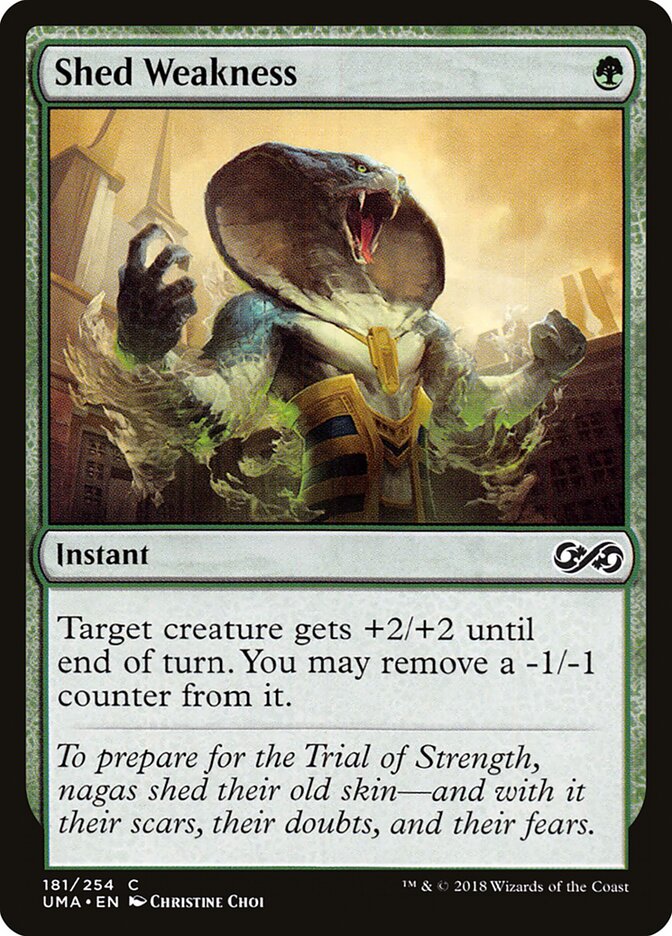 Shed Weakness - carta Magic The Gathering
