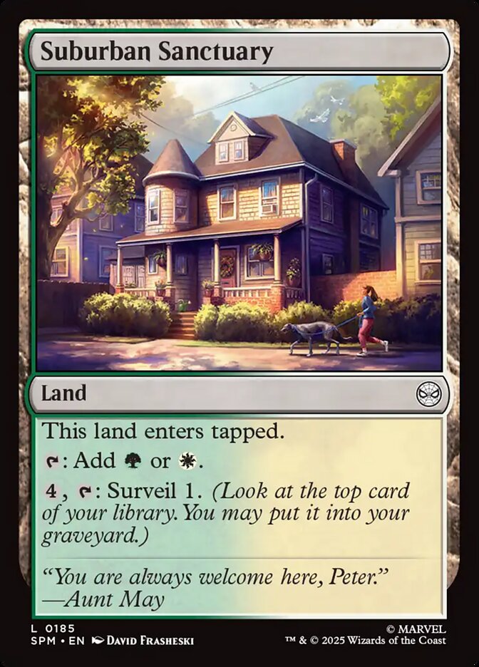 Suburban Sanctuary - carta Magic The Gathering