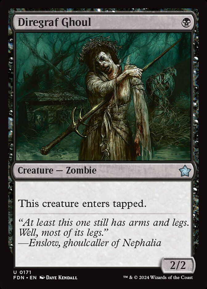 Diregraf Ghoul - carta Magic The Gathering