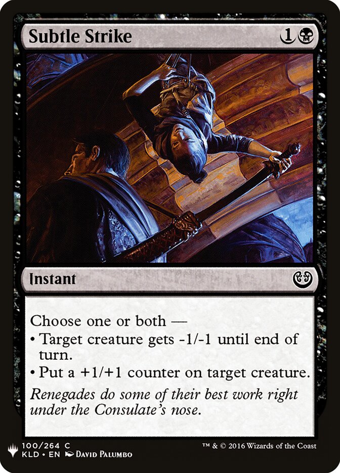 Subtle Strike - carta Magic The Gathering