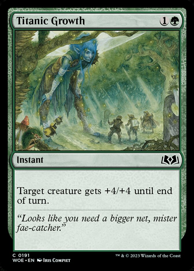 Titanic Growth - carta Magic The Gathering