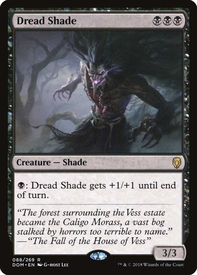 Dread Shade - carta Magic The Gathering