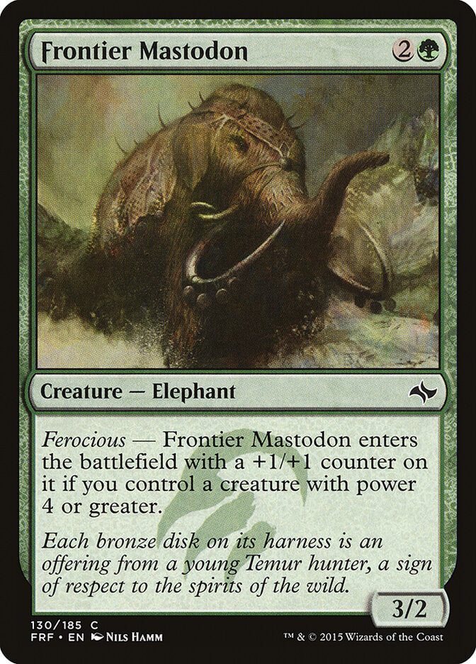 Frontier Mastodon - carta Magic The Gathering