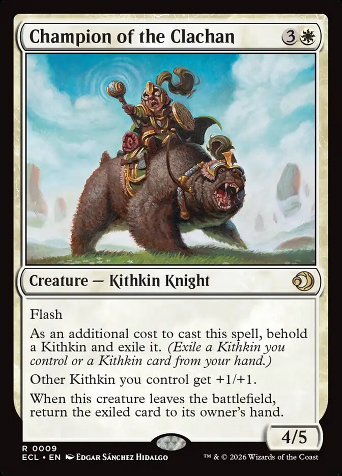 Champion of the Clachan - carta Magic The Gathering