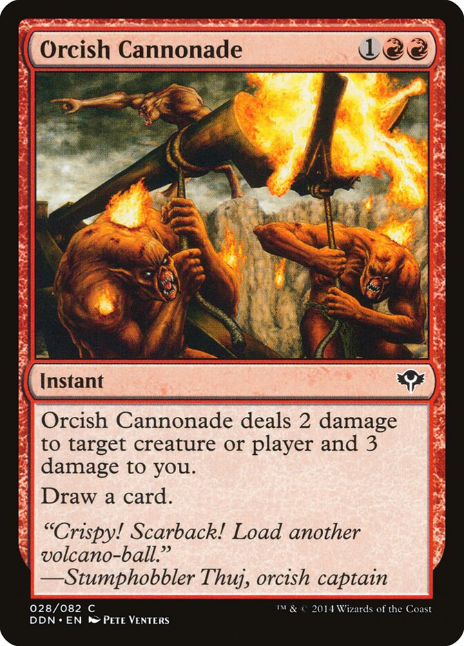 Orcish Cannonade - carta Magic The Gathering