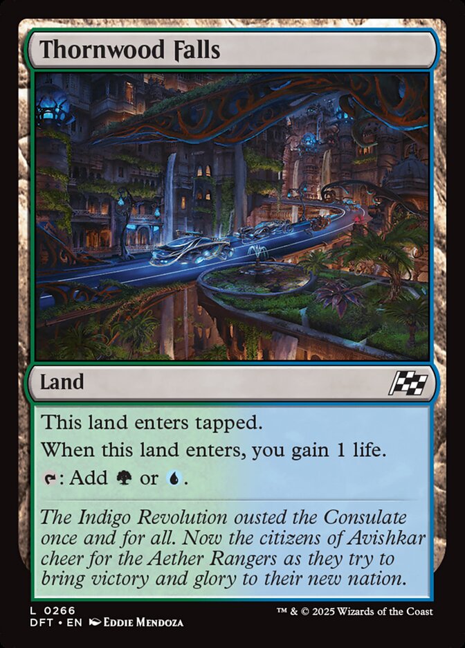 Thornwood Falls - carta Magic The Gathering
